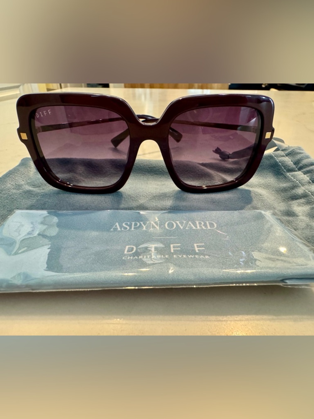 DIFF Sandra square sunglasses